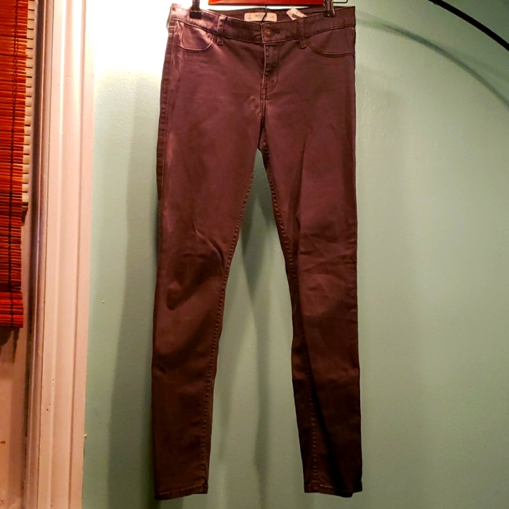 Abercrombie & Fitch Grey Skinny Jeans
